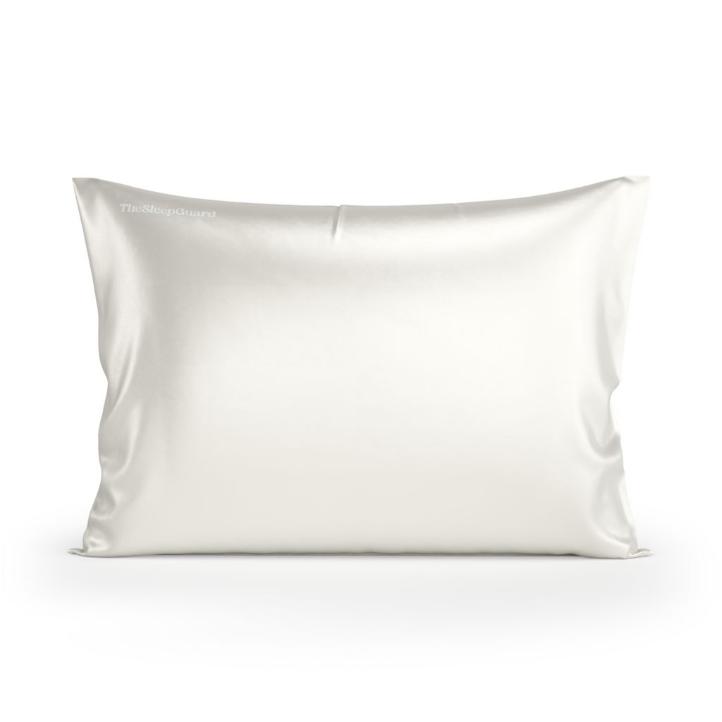 100% Mulberry Silk Pillowcase [22 Momme, 6A Grade] - Ivory White, Standard Size