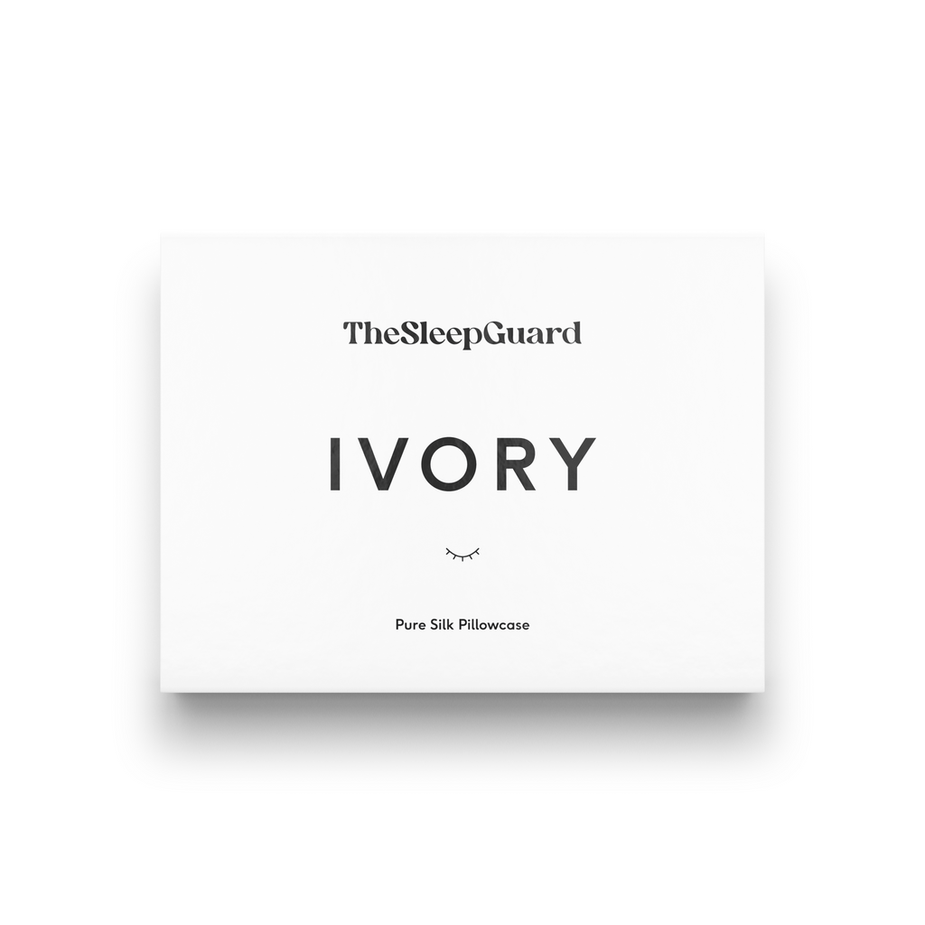 100% Mulberry Silk Pillowcase [22 Momme, 6A Grade] - Ivory White, Standard Size