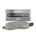 Pure Silk Sleep Mask [100% 6A Mulberry Silk, 22 Momme] - Houndstooth Pattern
