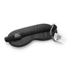 Pure Silk Sleep Mask [100% 6A Mulberry Silk, 22 Momme] - Noir Black