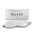 Pure Silk Sleep Mask [100% 6A Mulberry Silk, 22 Momme] - Silver Grey
